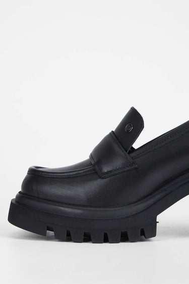  Tamer Tanca Kadın Hakiki Deri Siyah Deri Makosen Ayakkabı