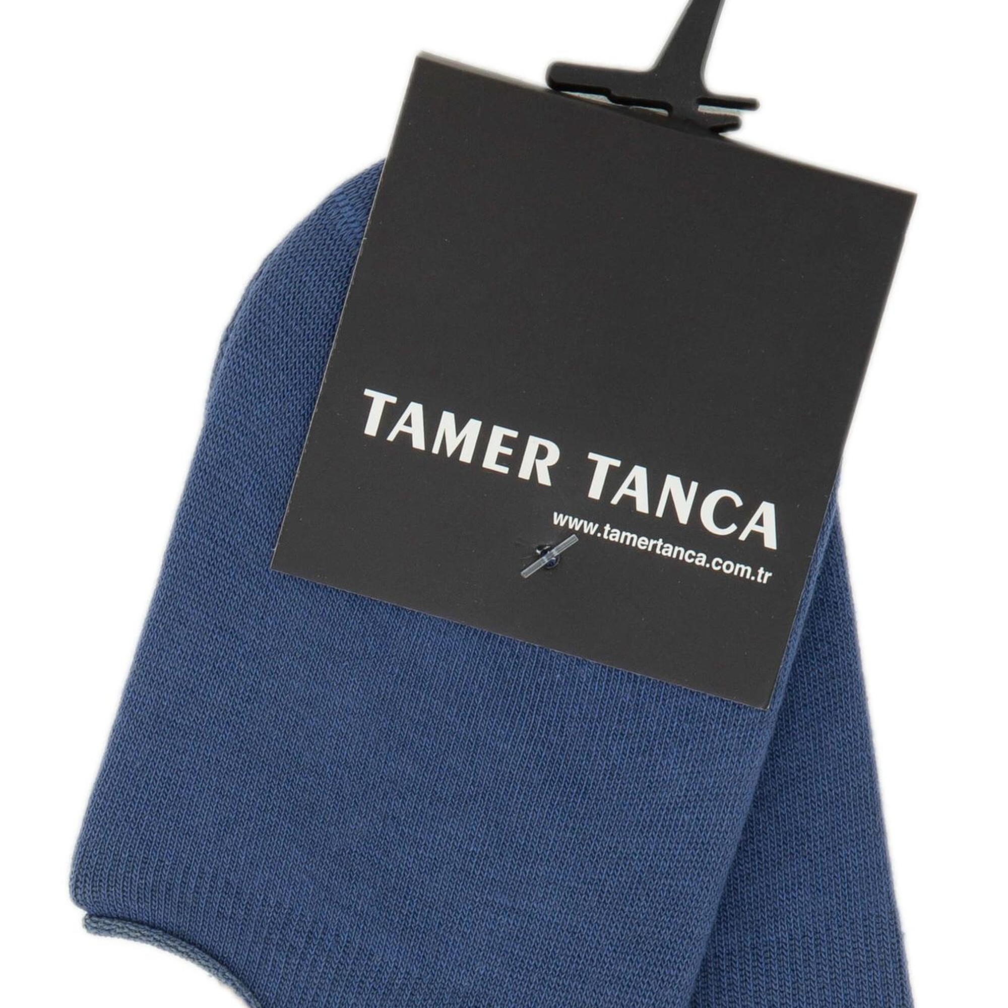 Tamer Tanca Erkek Pamuklu Mavi Çorap