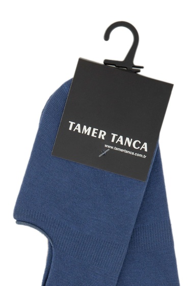  Tamer Tanca Erkek Pamuklu Mavi Çorap