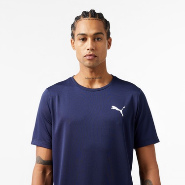  Puma Active Small Logo Erkek Lacivert T-Shirt