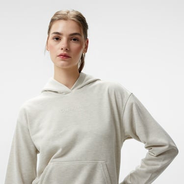  Calvin Klein Pullover Kadın Bej Sweatshirt