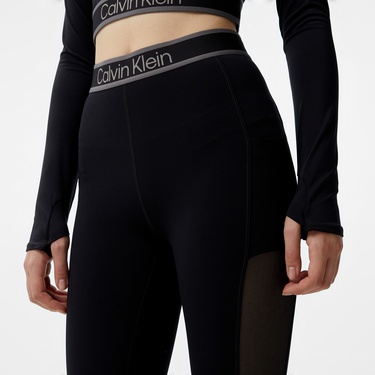  Calvin Klein Kadın Siyah Tayt