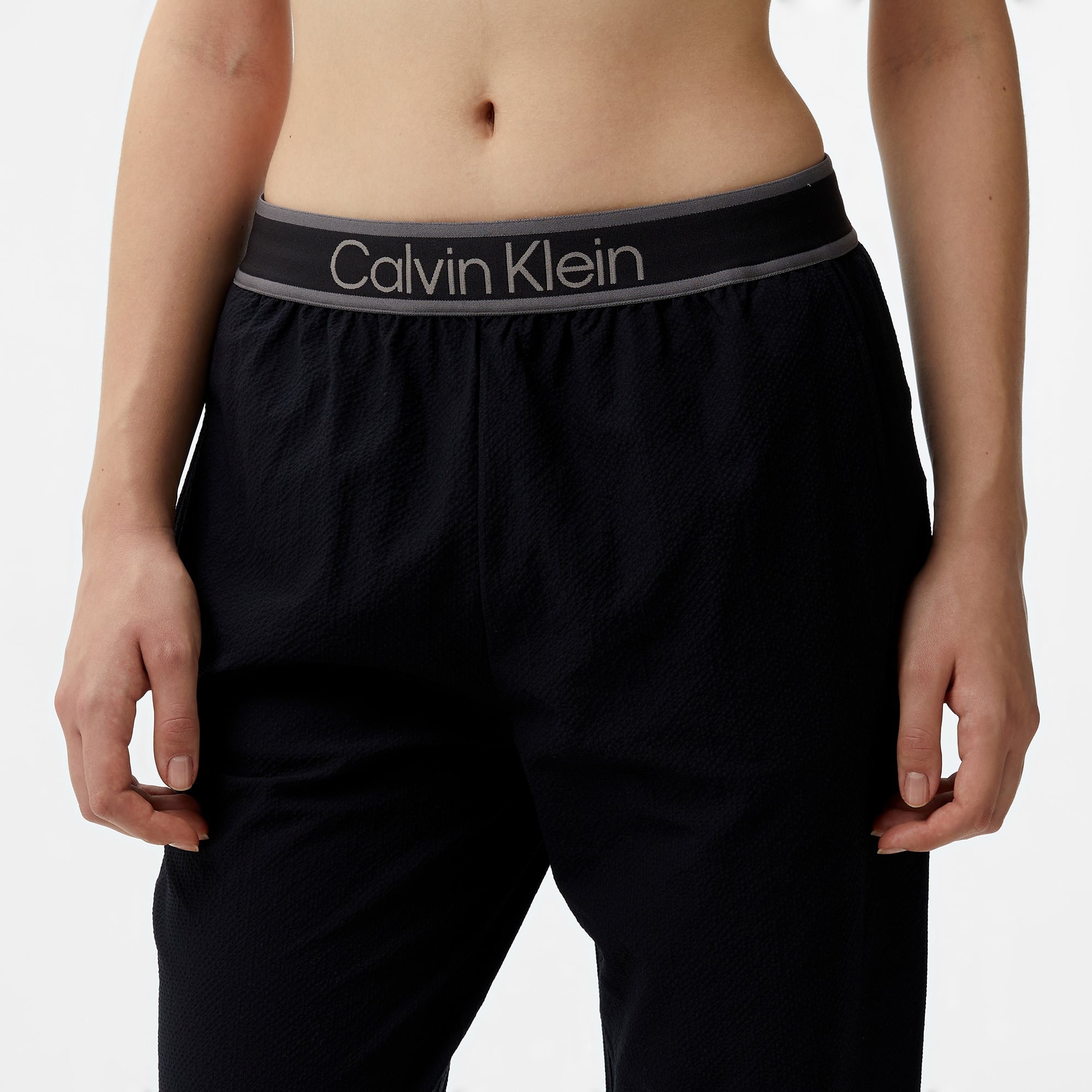 Calvin Klein Woven Kadın Siyah Pantolon