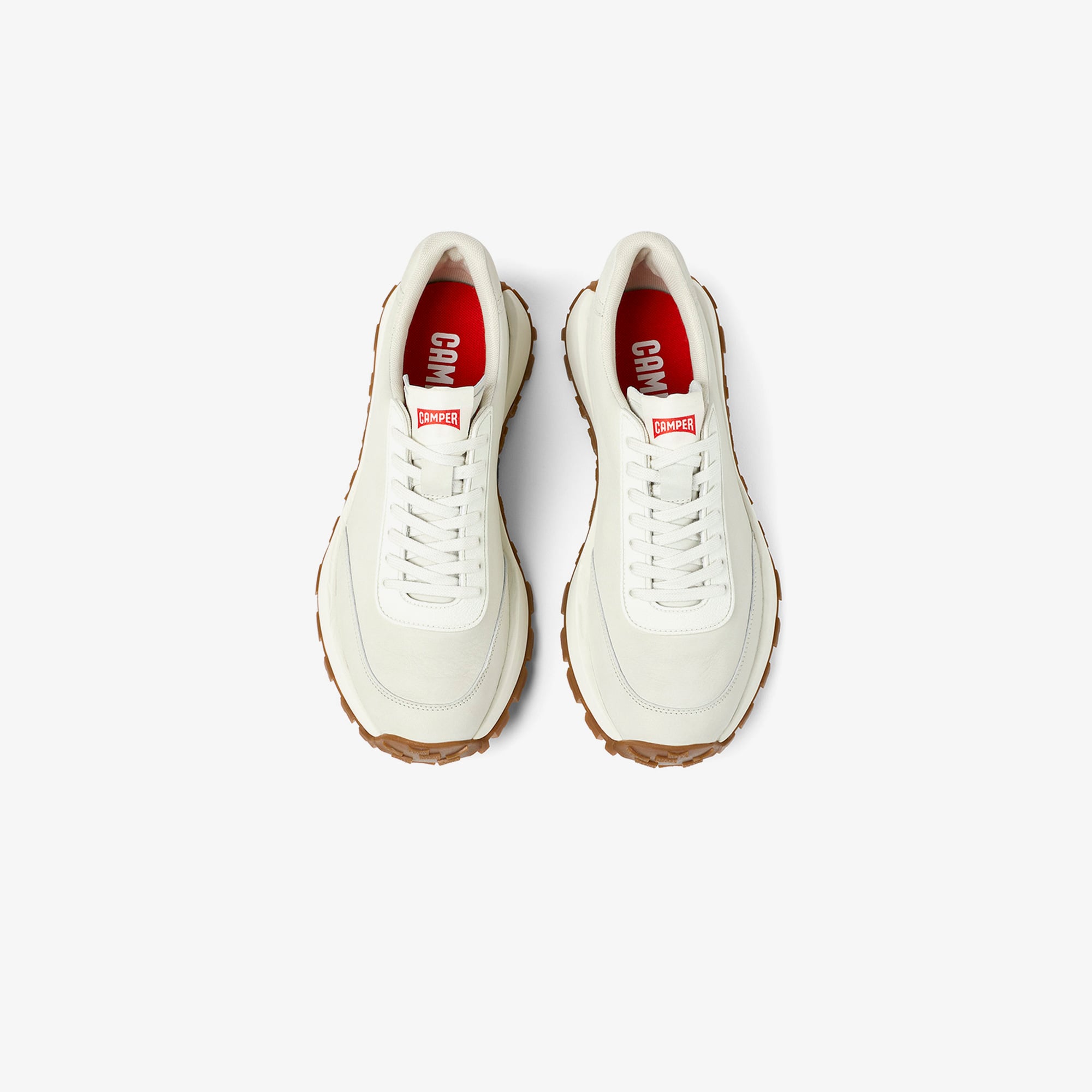 Camper Camper Drift Trail Vibram Erkek Beyaz Spor Ayakkabı Casual Ayakkabı | FashFed Beyaz - 5. görsel