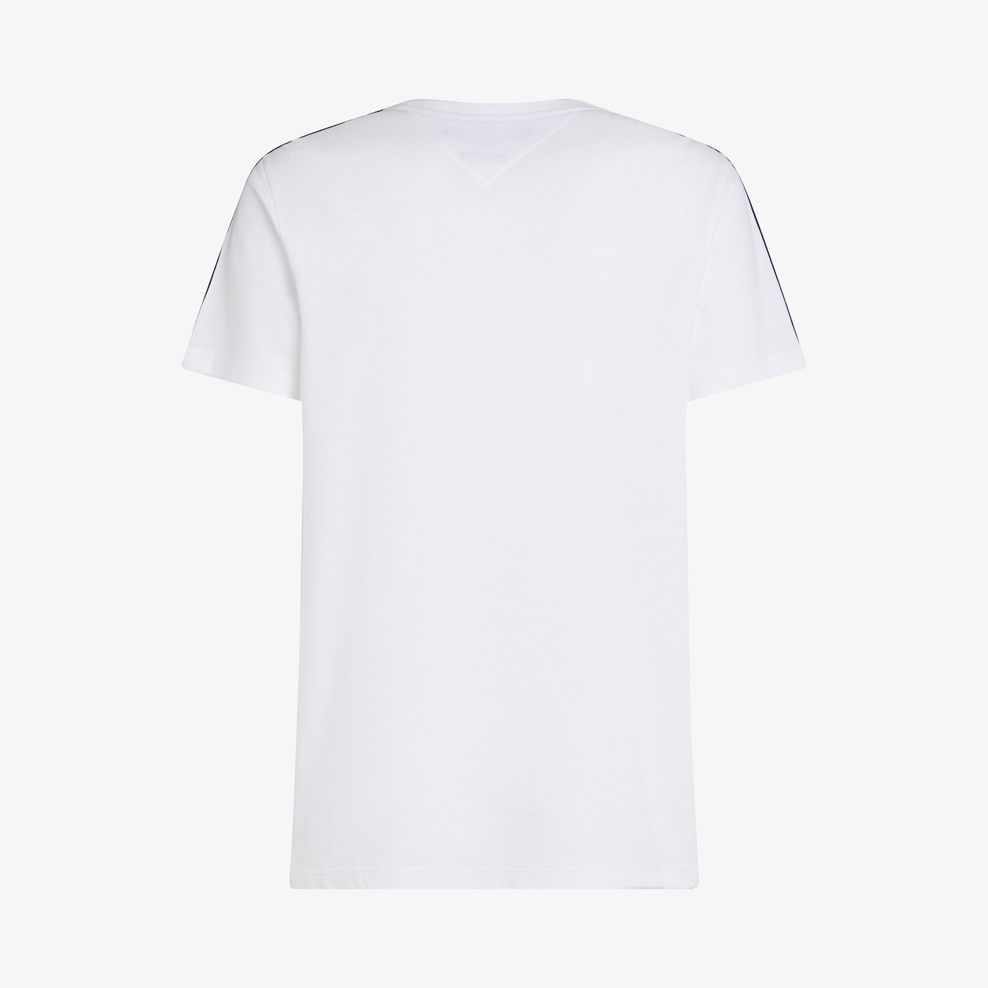 Tommy Hilfiger Global Stripe Tape Erkek Beyaz T-Shirt