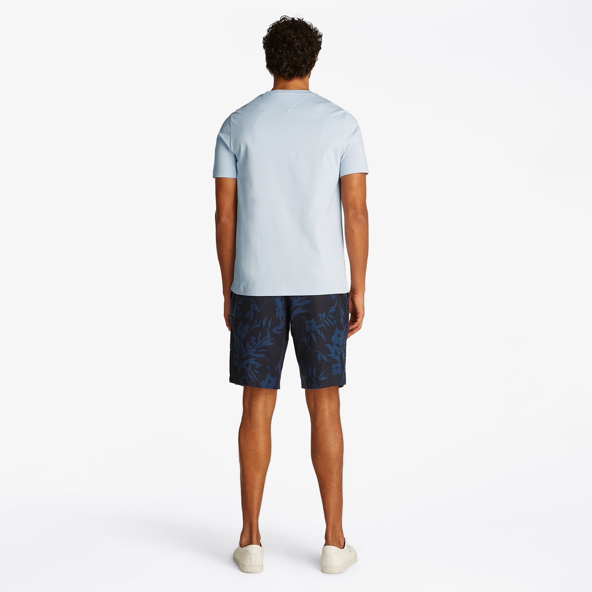 Tommy Hilfiger Flag Sailing Erkek Mavi T-Shirt