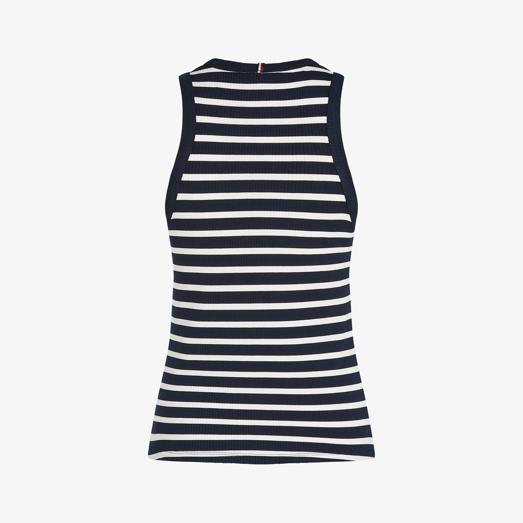 Tommy Hilfiger Slim 5X2 Rib Tank Kadın Mavi T-Shirt