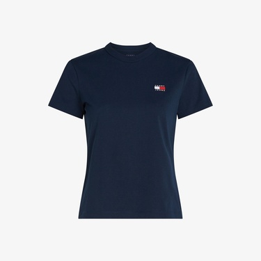  Tommy Jeans Reg Badge Kadın Lacivert T-Shirt