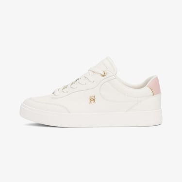  Tommy Hilfiger Essential Chic Court Kadın Beyaz Sneaker