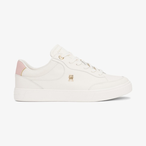  Tommy Hilfiger Essential Chic Court Kadın Beyaz Sneaker