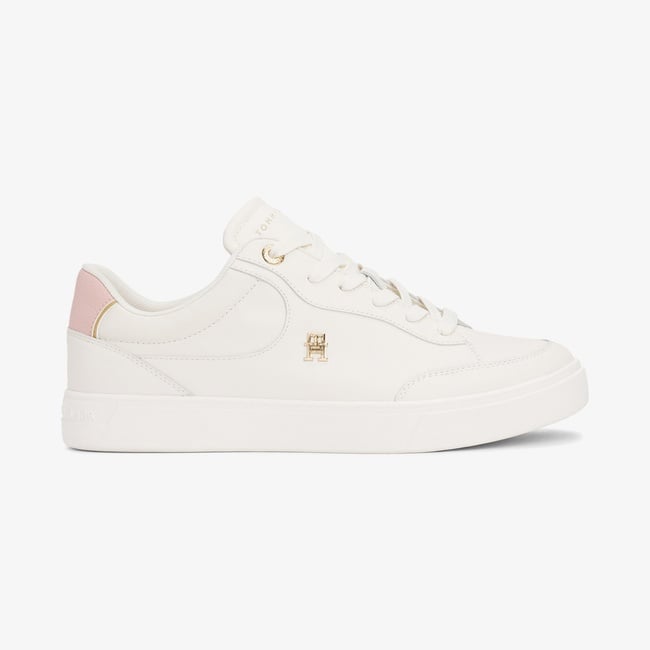  Tommy Hilfiger Essential Chic Court Kadın Beyaz Sneaker
