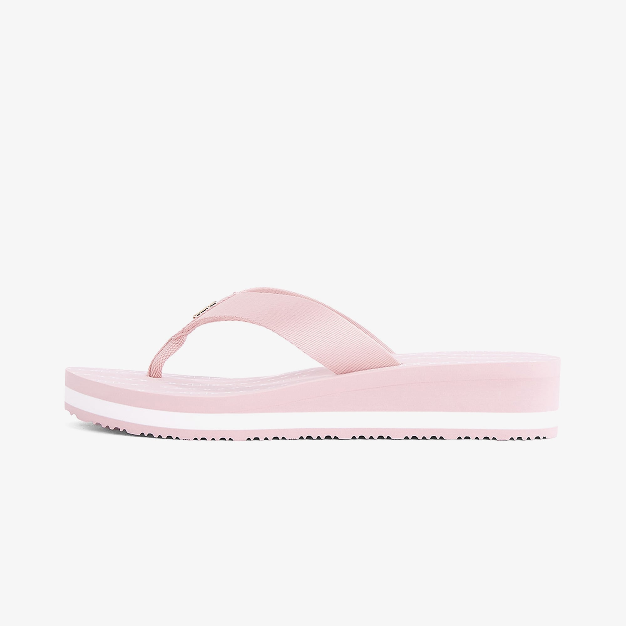 Tommy Hilfiger Tommy Hilfiger Chainprint Midwedge Kadın Pembe Terlik Sandalet & Terlik | FashFed Pembe - 5. görsel