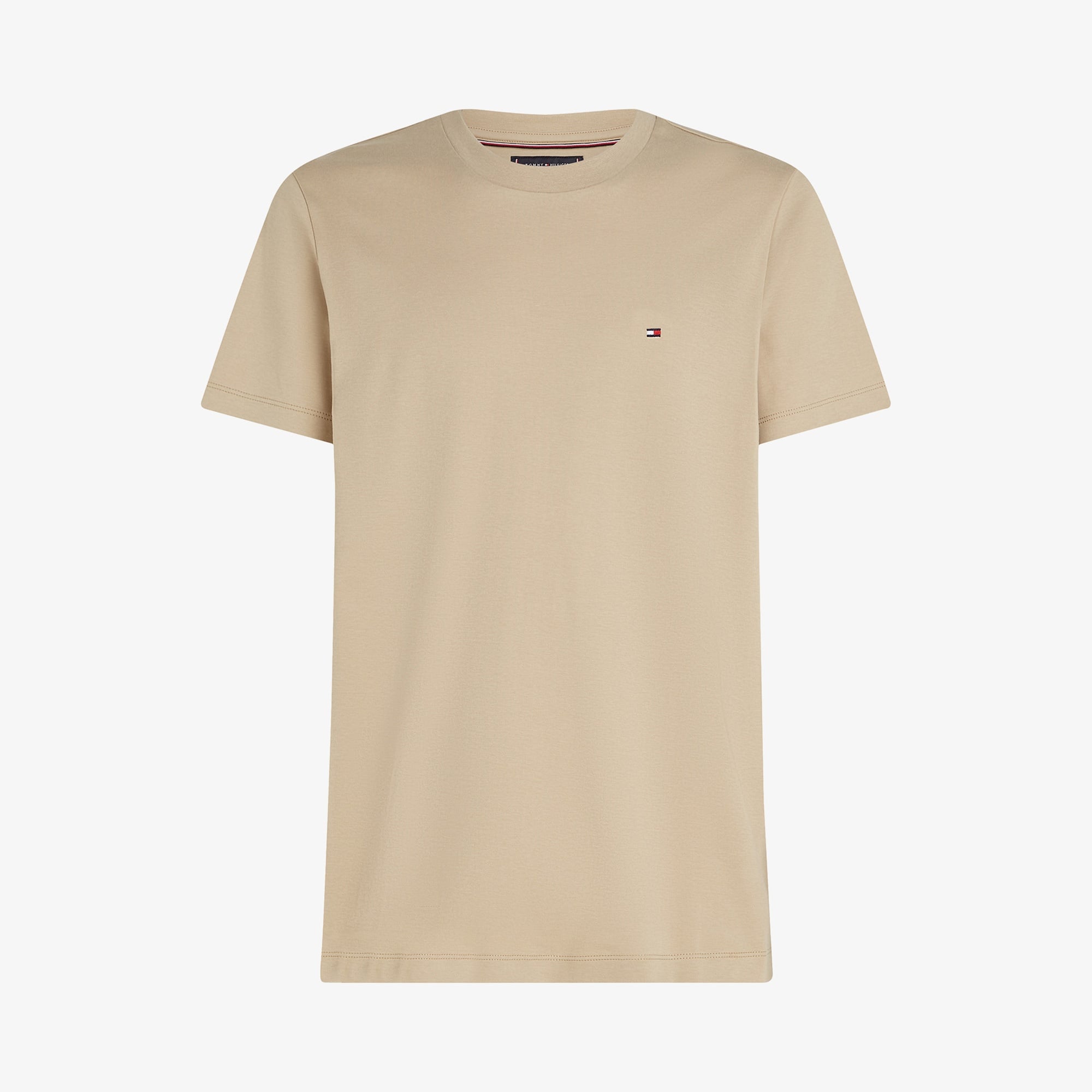 Tommy Hilfiger Light Interlock Erkek Haki T-Shirt