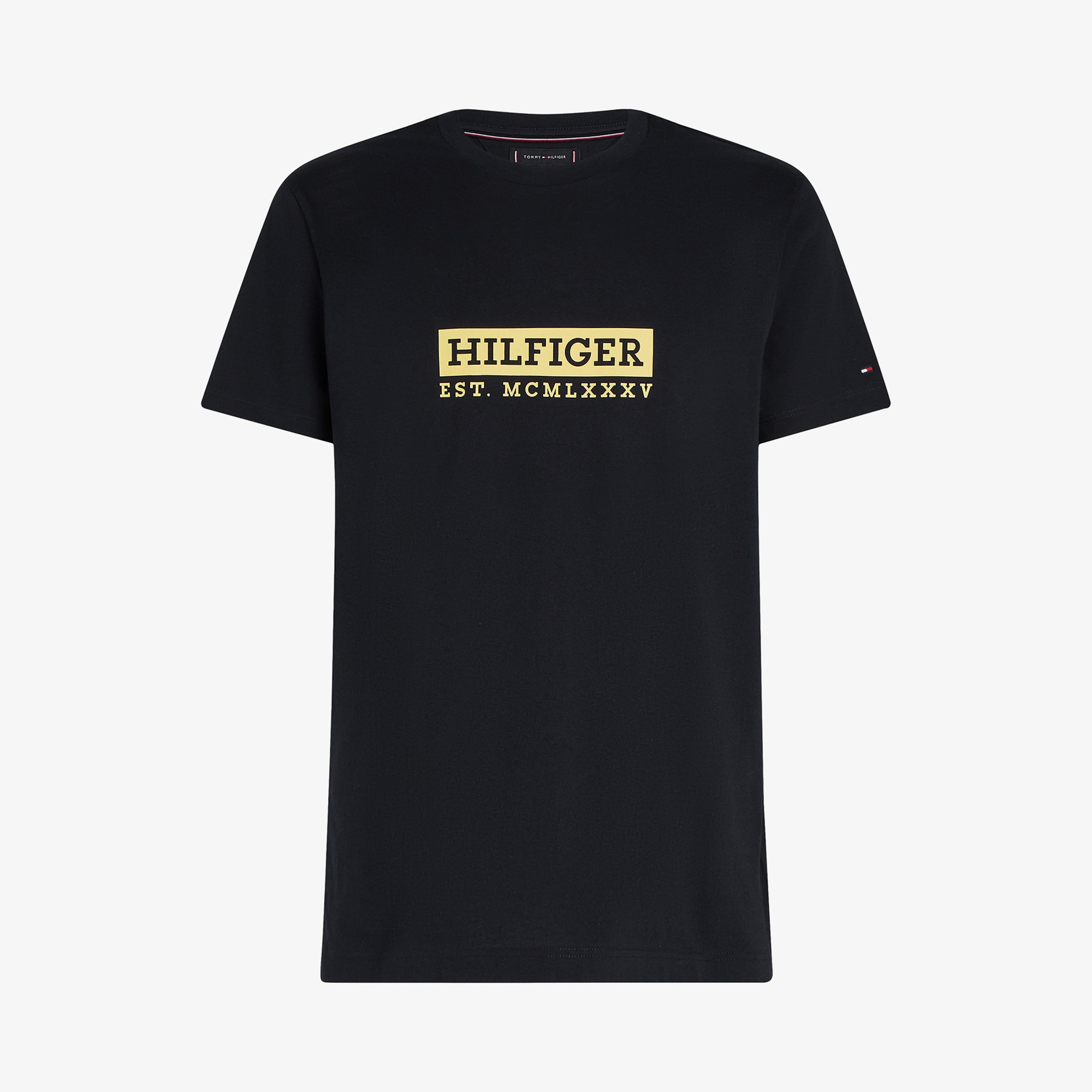 Tommy Hilfiger Colour To Colour Graphic Erkek Mavi T-Shirt