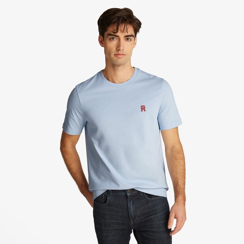  Tommy Hilfiger Monogram Imd Erkek Mavi T-Shirt