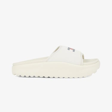  Tommy Hilfiger Comfy Pool Kadın Bej Terlik