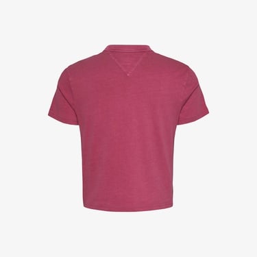  Tommy Jeans Reg Sh Varsity Crest Kadın Kırmızı T-Shirt