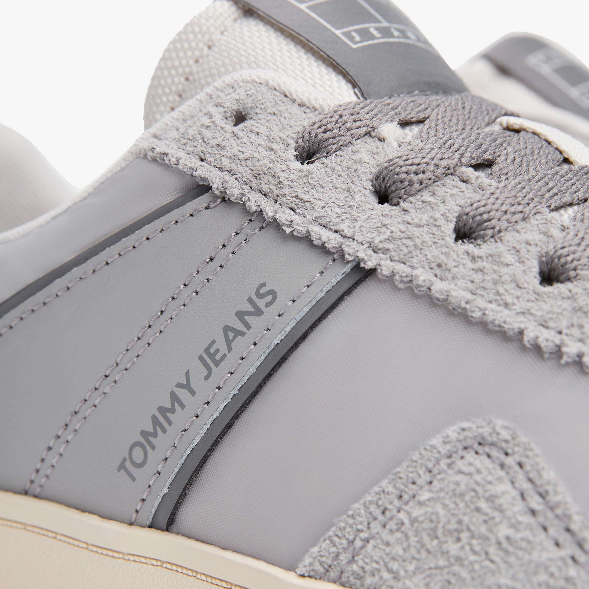 Tommy Hilfiger The Greenwich Mix Media Erkek Gri Sneaker