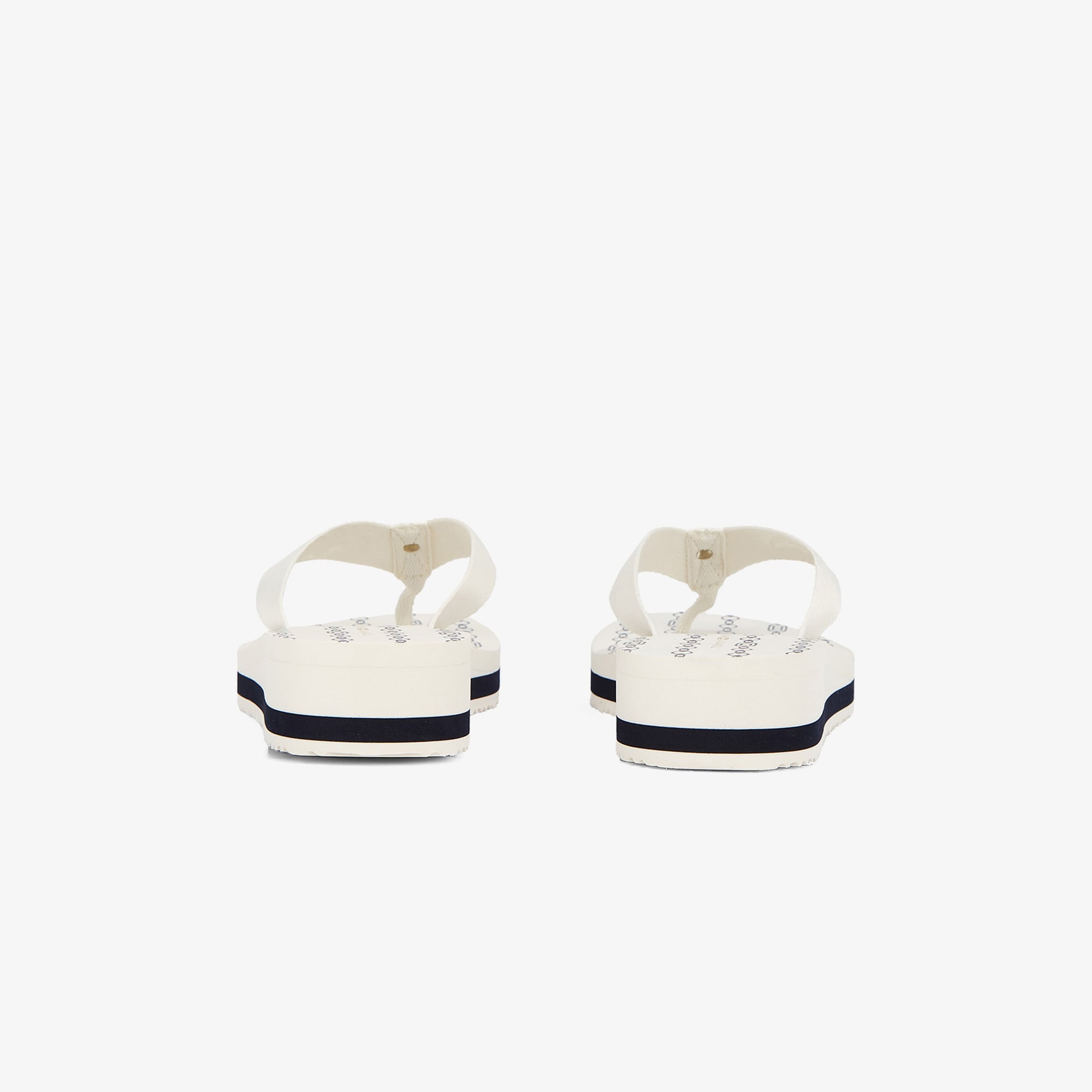 Tommy Hilfiger Tommy Hilfiger Im Chainprint Midwedge Kadın Beyaz Terlik Sandalet & Terlik | FashFed Beyaz - 4. görsel