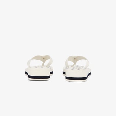  Tommy Hilfiger Im Chainprint Midwedge Kadın Beyaz Terlik