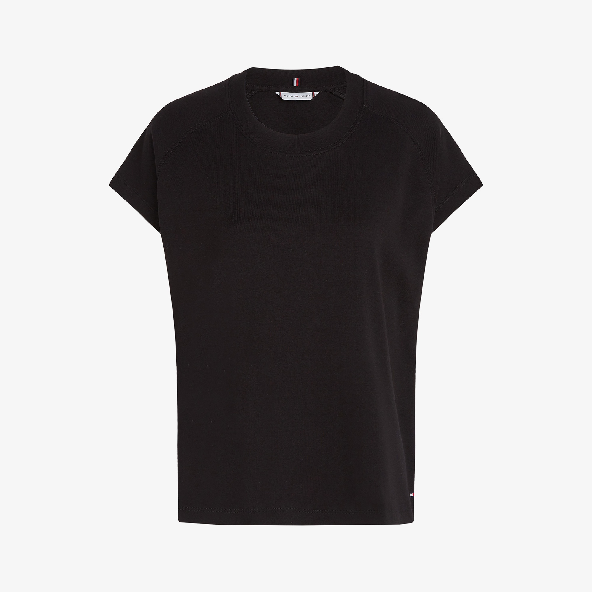Tommy Hilfiger Relax Modern Cody Sleeve Kadın Siyah T-Shirt