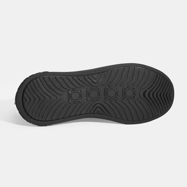  Erkek Siyah Bağcıklı Deri Spor Ayakkabı