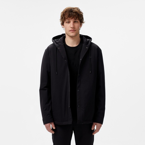  Lacoste Erkek Regular Fit Kapüşonlu Siyah Ceket