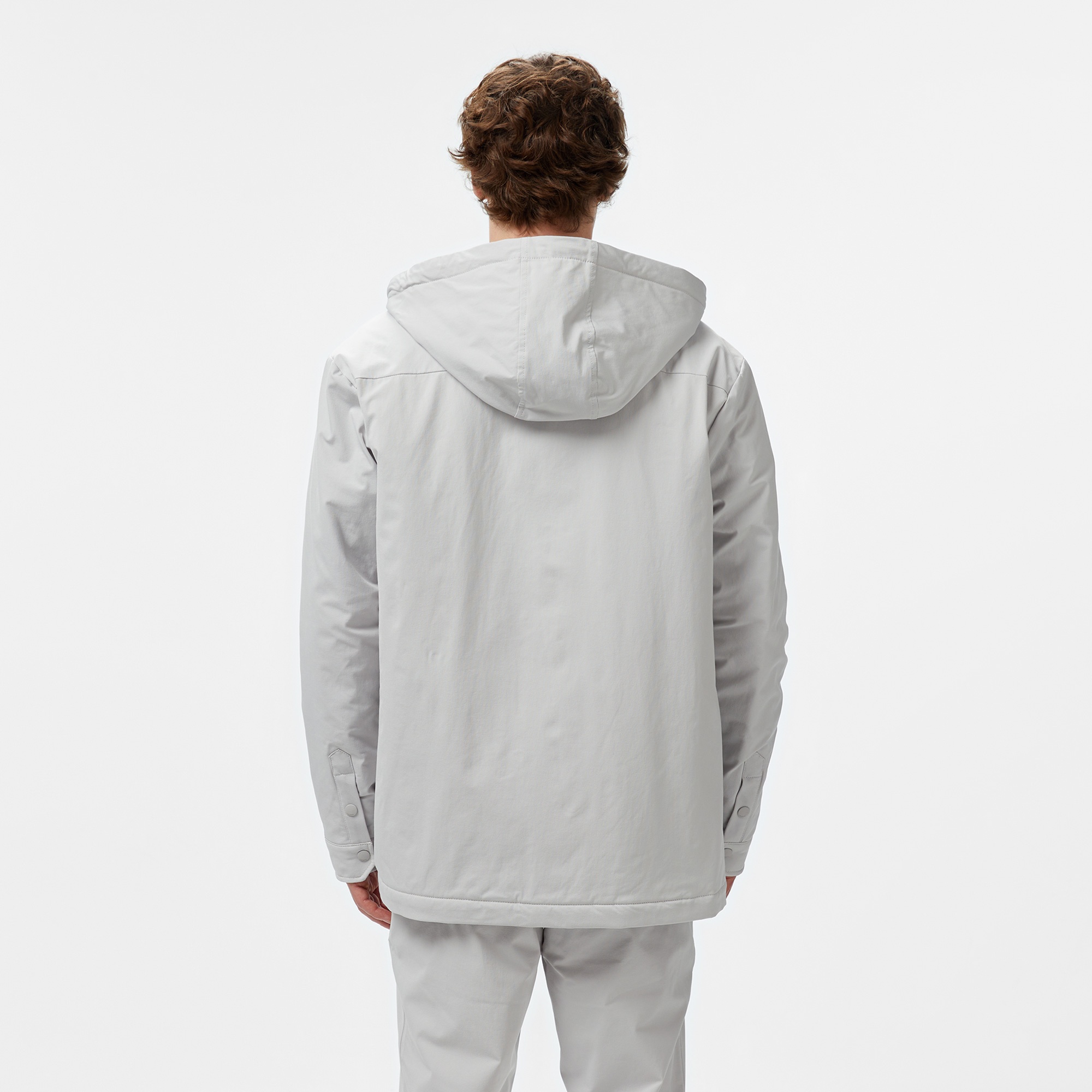 Lacoste Erkek Regular Fit Kapüşonlu Gri Ceket