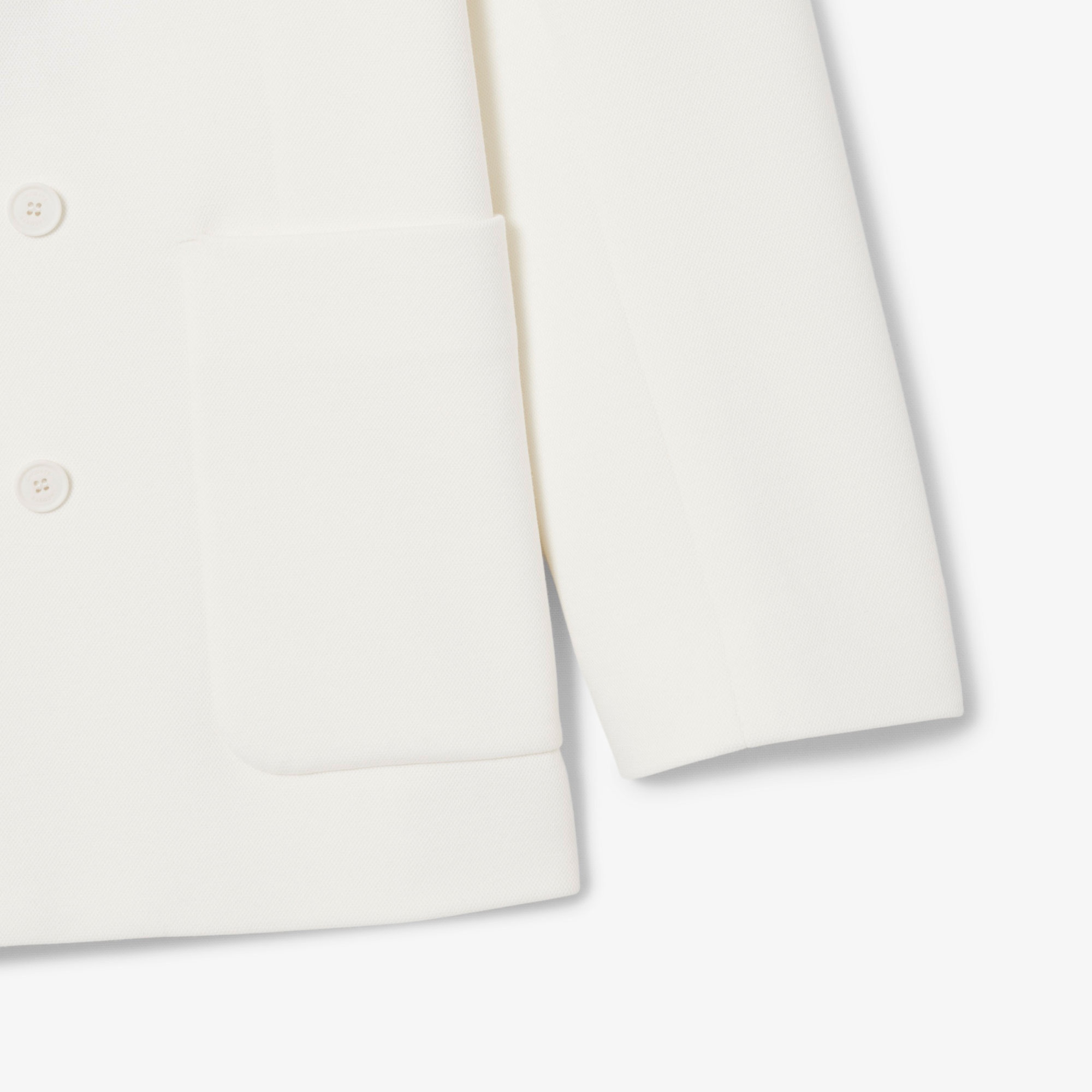 Erkek Classic Fit Beyaz Ceket