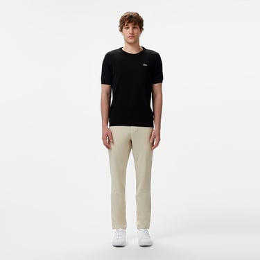  Erkek Regular Fit Kısa Kollu Bisiklet Yaka Siyah Triko