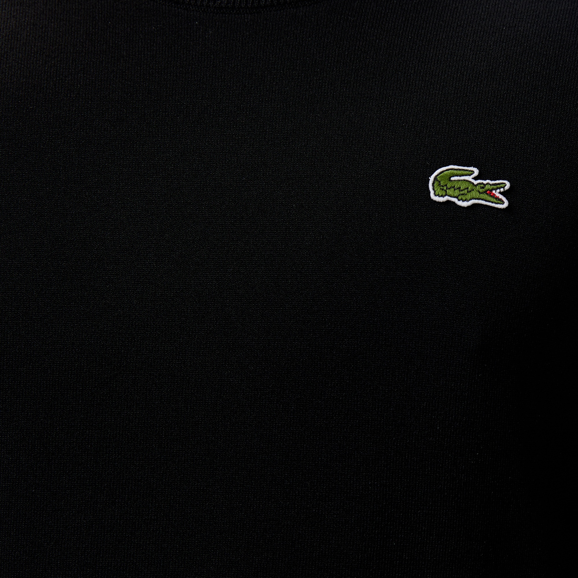 Erkek Regular Fit Kısa Kollu Bisiklet Yaka Siyah Triko