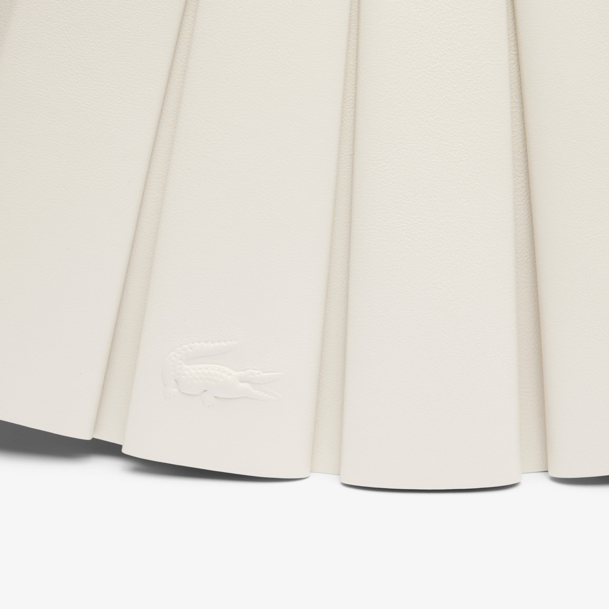 Lacoste Small Lenglen Kadın Deri Bej Omuz Çantası