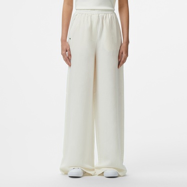  Kadın Relaxed Fit Beyaz Pantolon