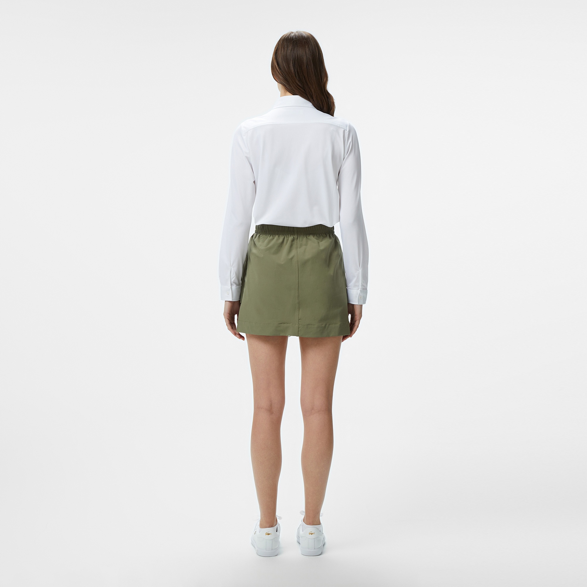 Lacoste Kadın Regular Fit Haki Etek