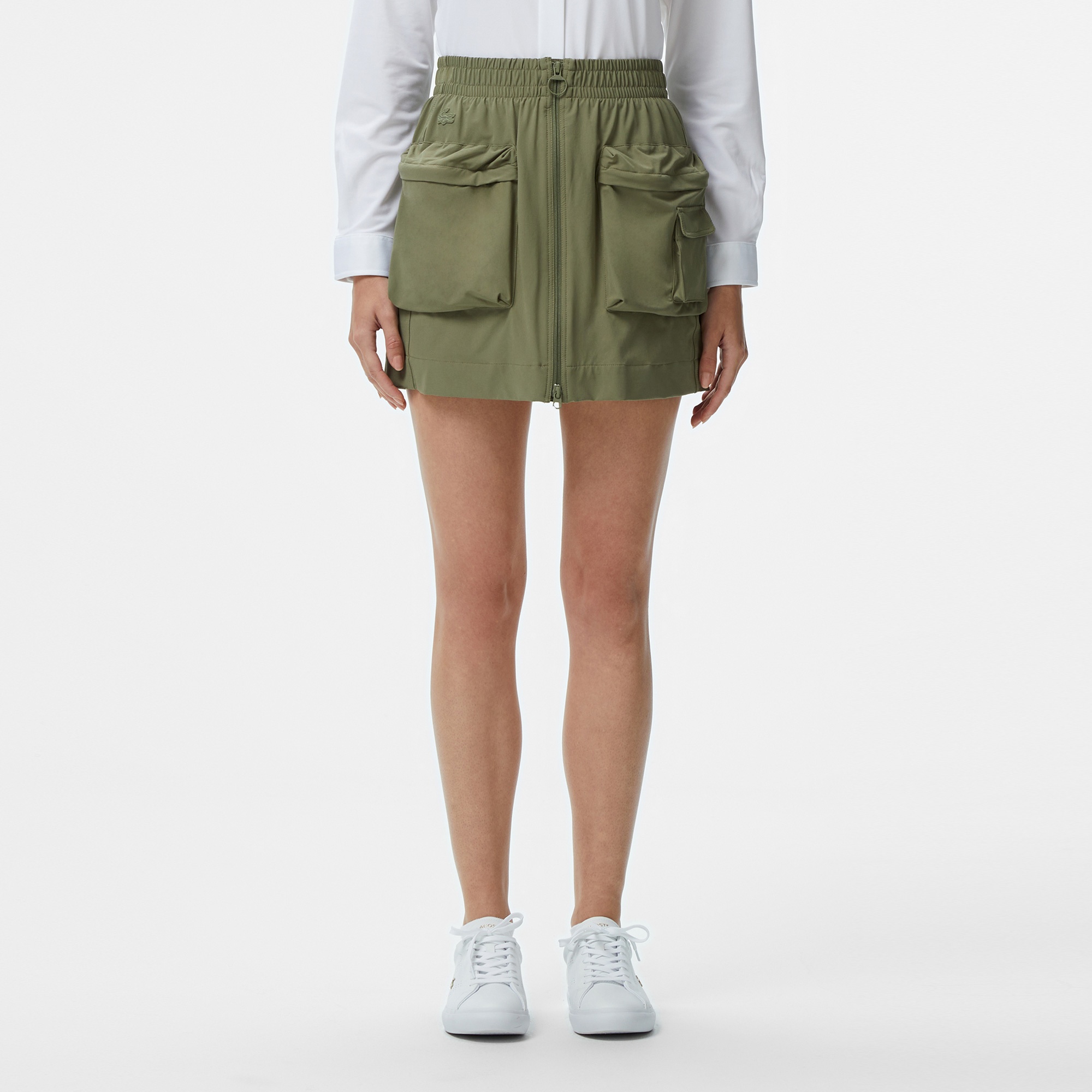 Lacoste Kadın Regular Fit Haki Etek