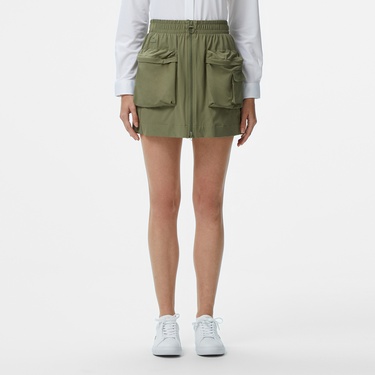  Kadın Regular Fit Haki Etek