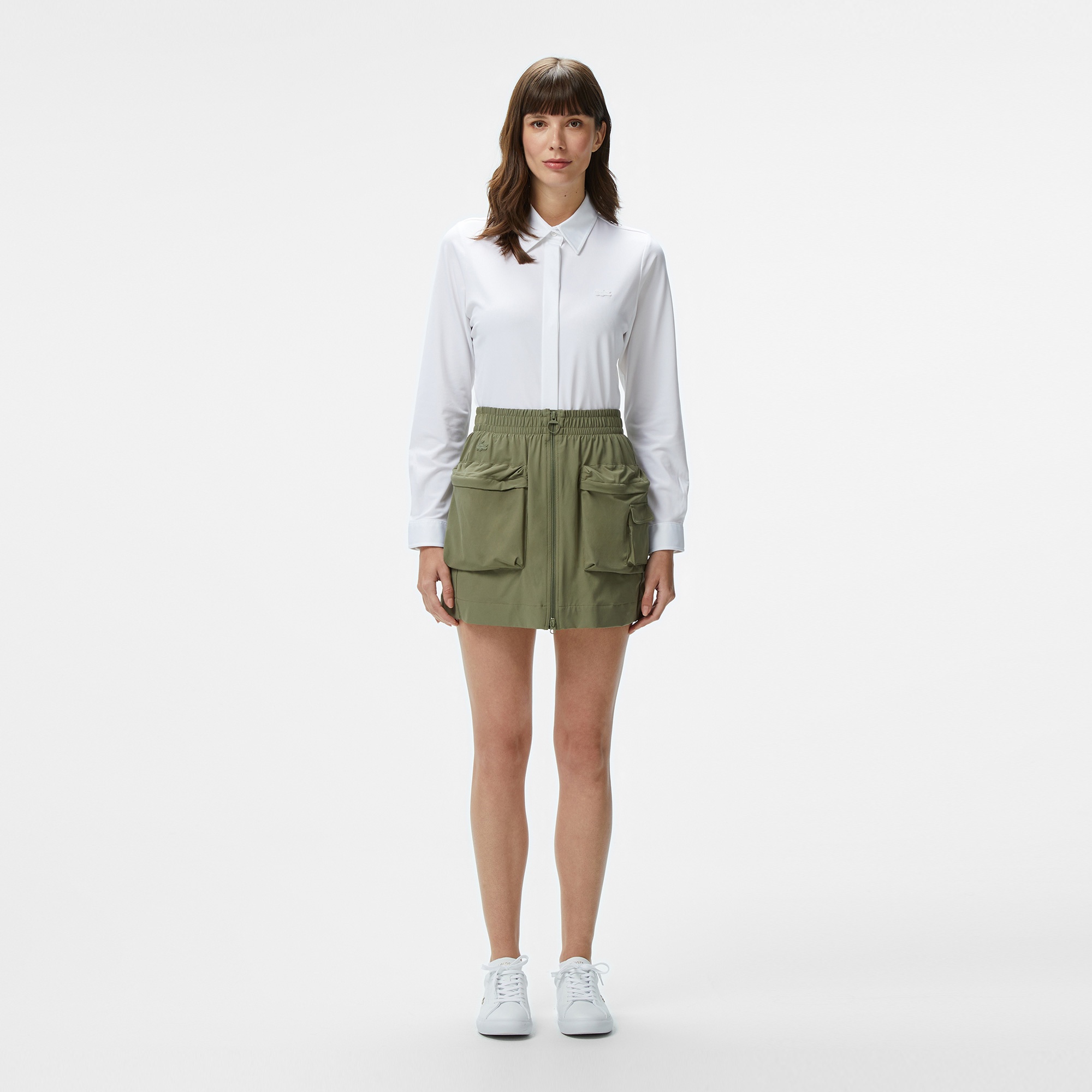 Lacoste Kadın Regular Fit Haki Etek