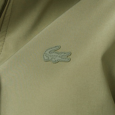  Kadın Relaxed Fit Kapüşonlu Yeşil Yağmurluk