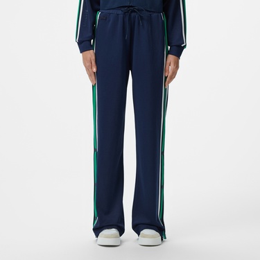  Kadın Relaxed Fit Renk Bloklu Lacivert Eşofman Altı