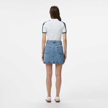  Kadın Regular Fit Mavi Etek