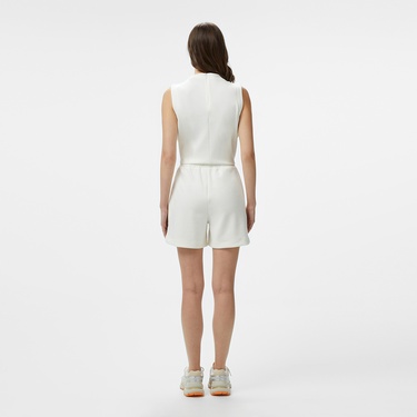  Kadın Relaxed Fit Beyaz Şort