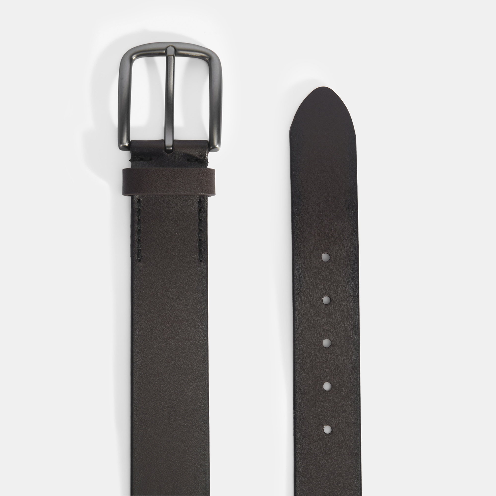 Erkek Kahve Spor Deri Kemer