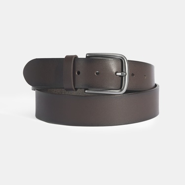  Erkek Kahve Spor Deri Kemer