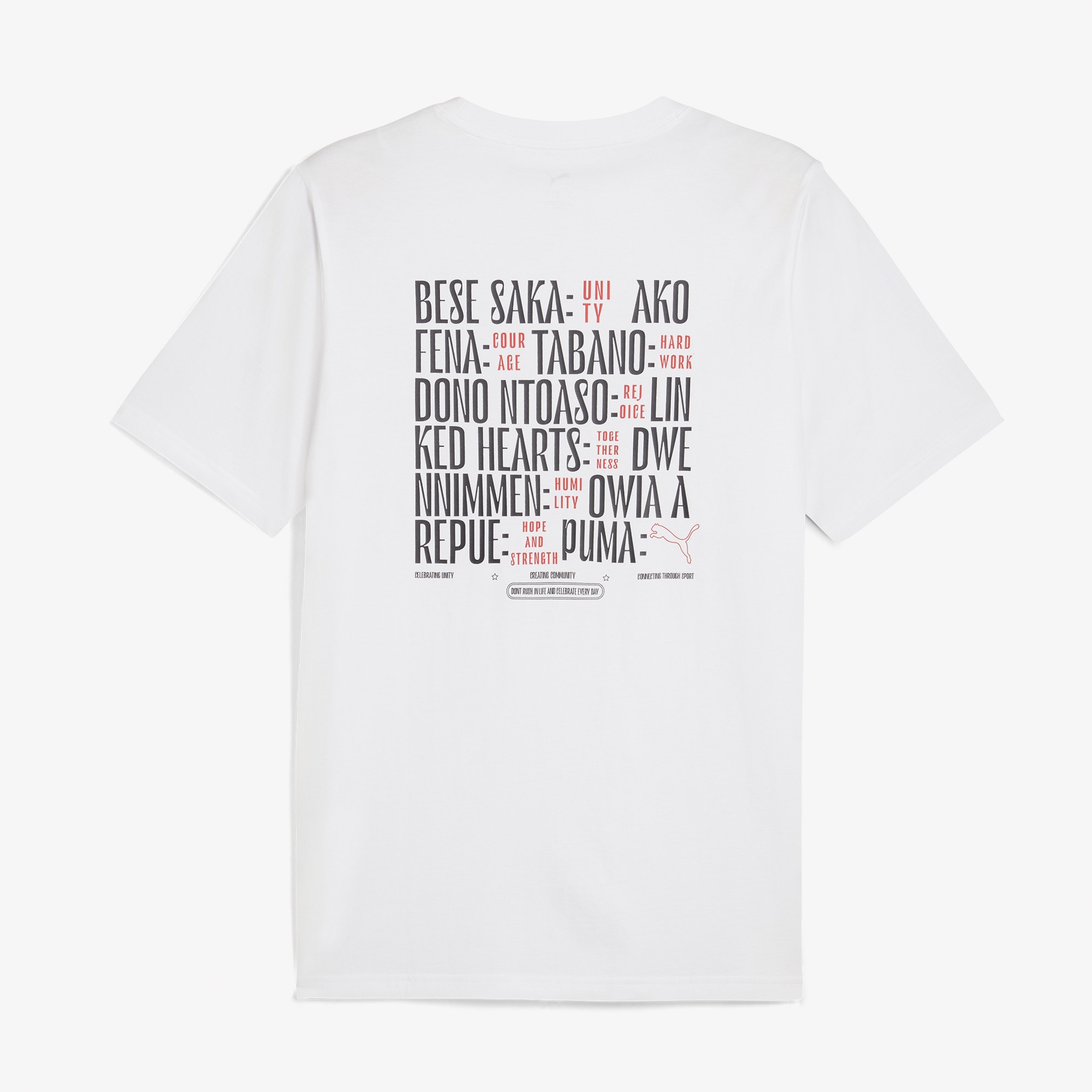 Puma Road to Unity Values Graphic Erkek Beyaz T-Shirt