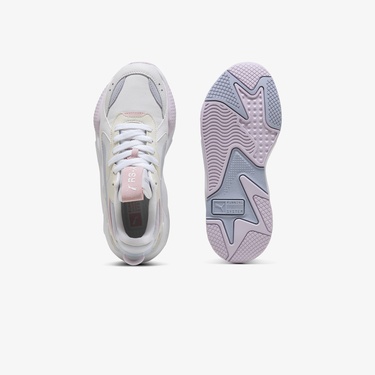  Puma RS-X Soft Kadın Gri/Beyaz Spor Ayakkabı