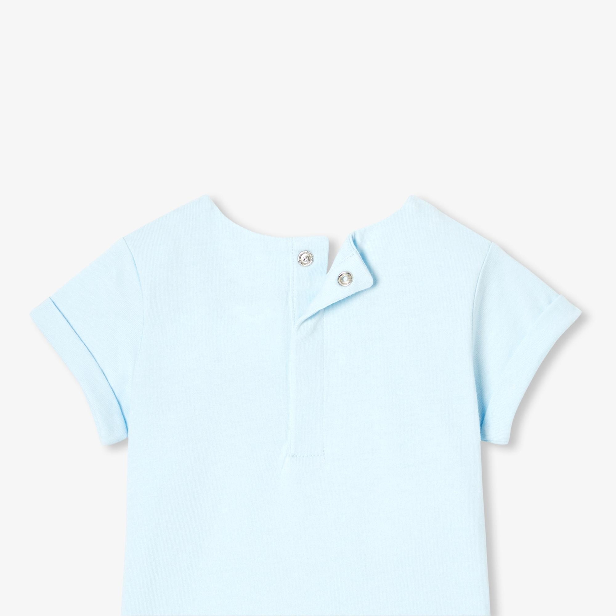 Jacadi Paris Kız Bebek Manşet Kol Baskılı T-Shirt