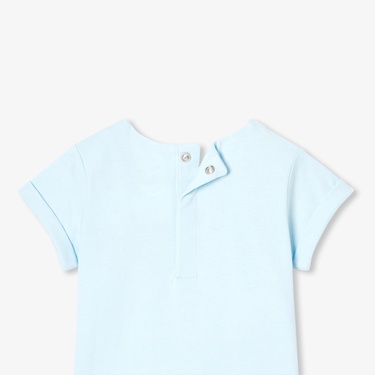  Jacadi Paris Kız Bebek Manşet Kol Baskılı T-Shirt