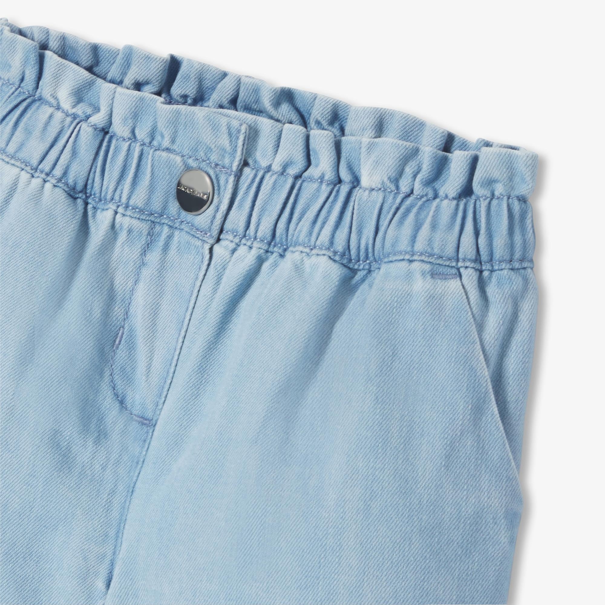 Jacadi Paris Kız Bebek Hafif Denim Şort