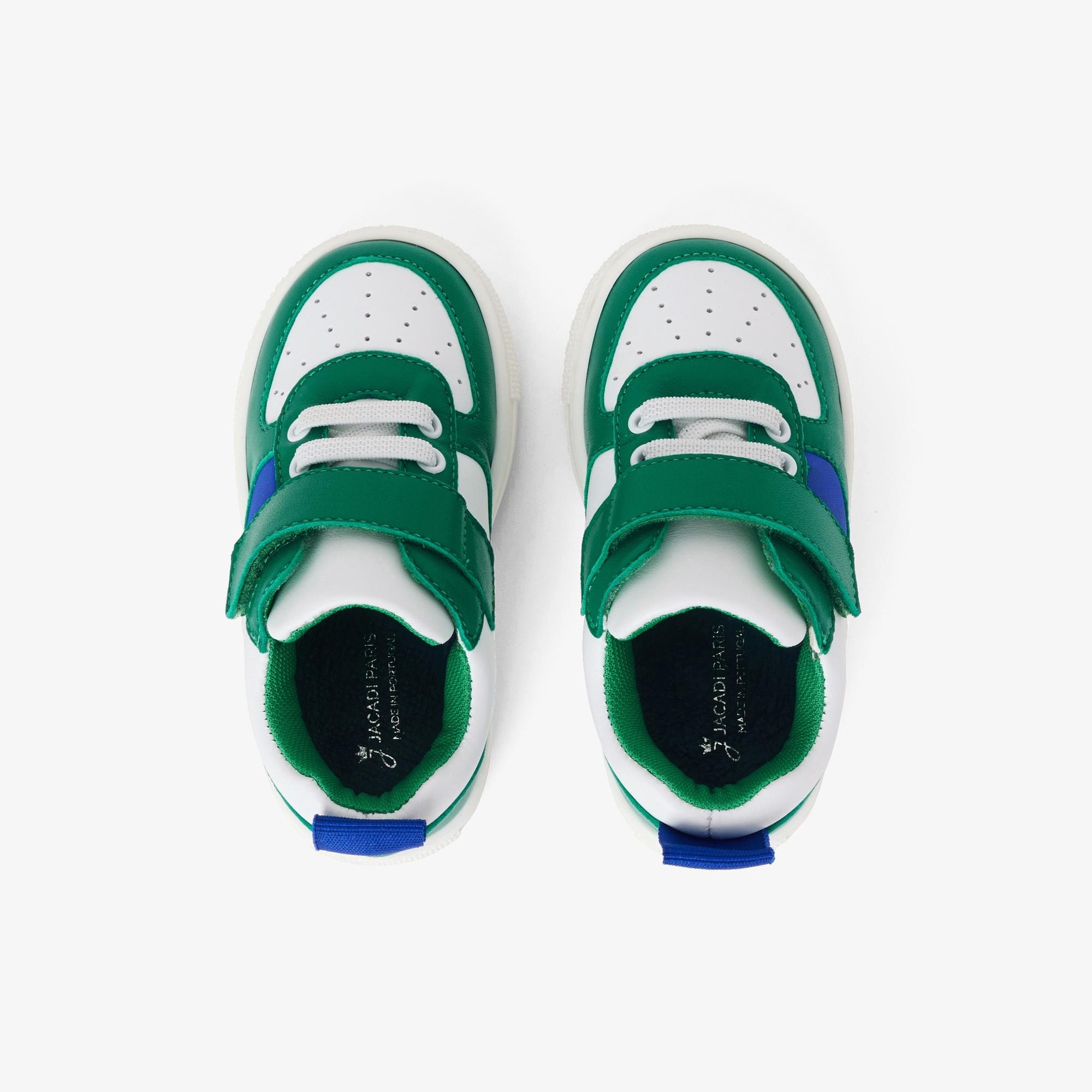 Jacadi Paris Erkek Bebek Renk Bloklu Deri Sneaker