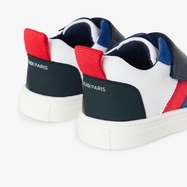  Jacadi Paris Erkek Bebek Renk Bloklu Deri Sneaker